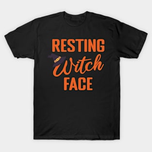 Halloween Resting Witch Face T-Shirt